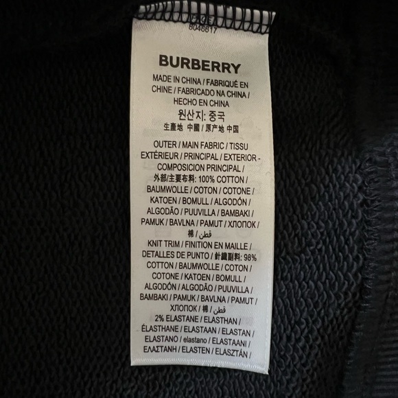 Burberry Logo Graphic Cotton Hoodie - Picture 10 of 11
